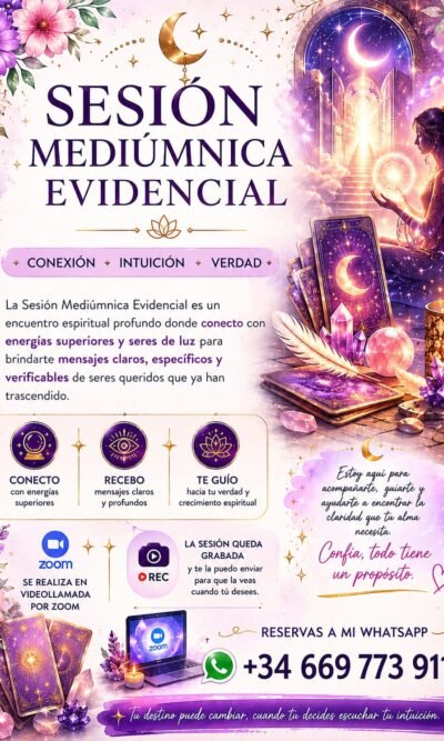 SESIÓN MEDIÚMNICA EVIDENCIAL