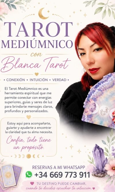 LECTURA DE TAROT MEDIÚMNICO DE 30 MIN.